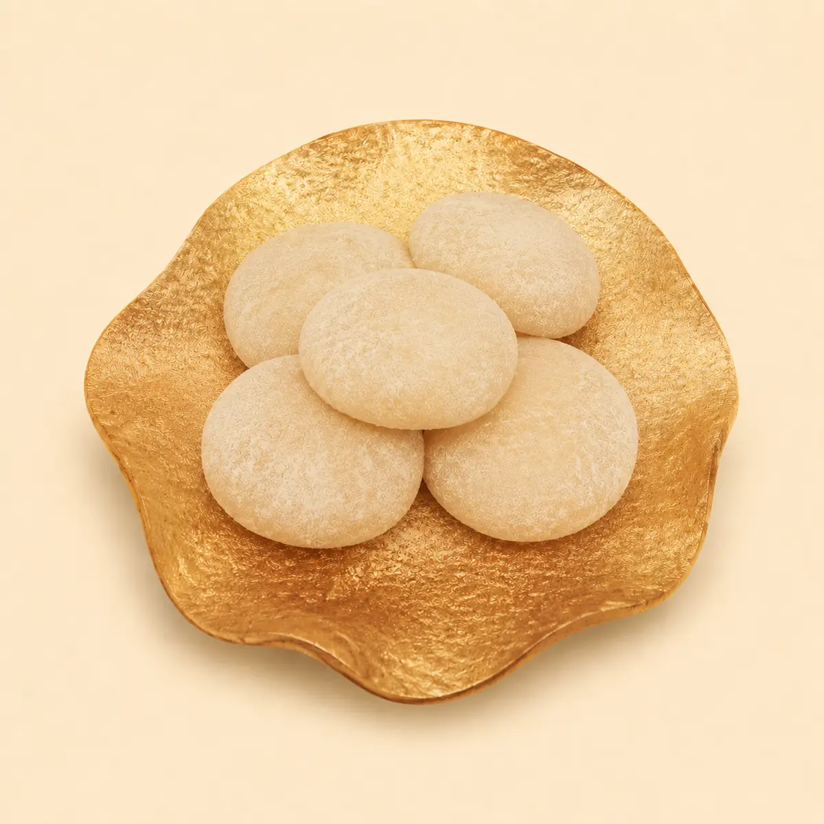 MochiYu Yura Bites di atas piring